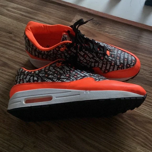 Black and Orange Nike Air Max
